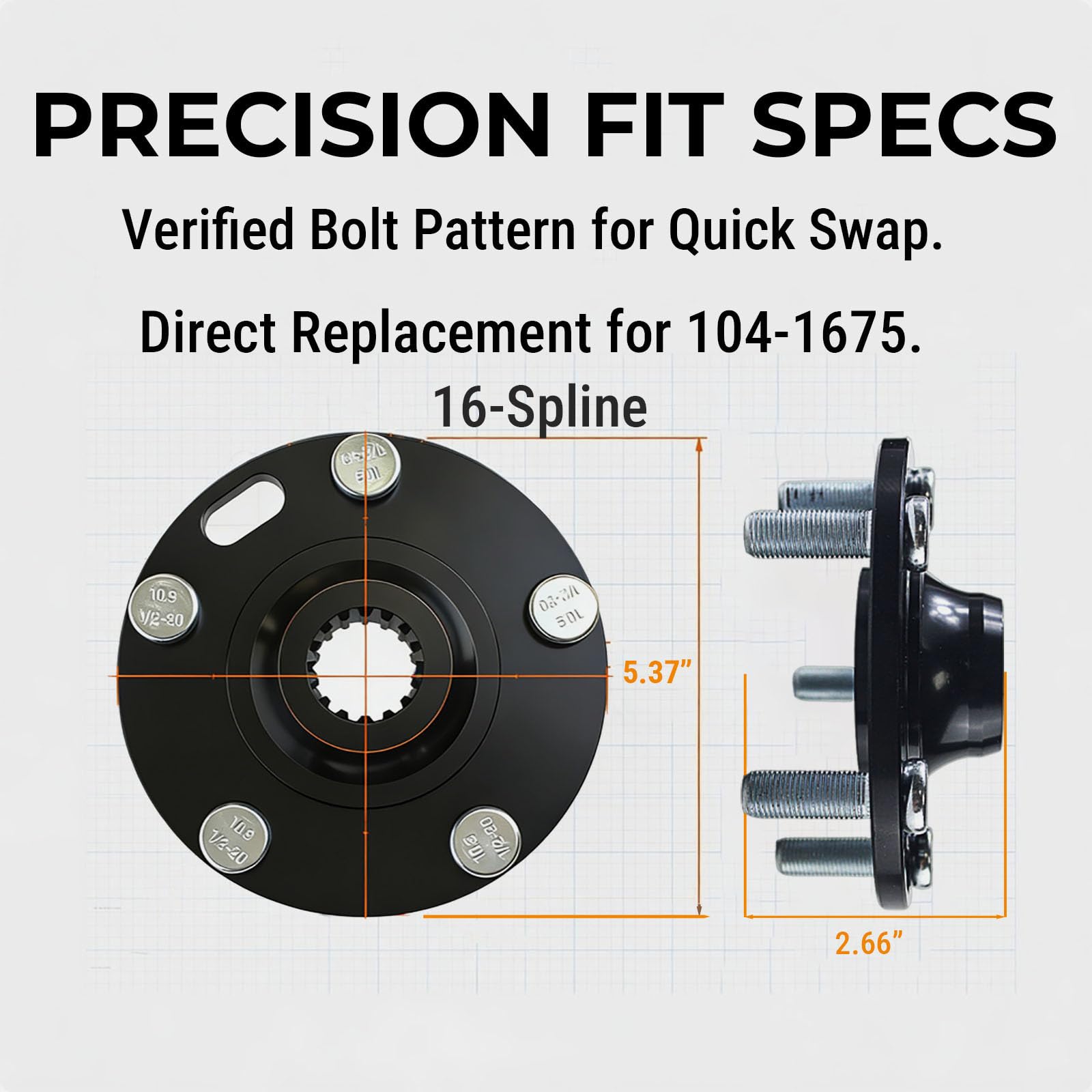 Amazon.com: Melinokay HUB OEM 104-1675 Replacement for Toro